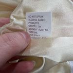 Allure Bridals Bridesmaid Cream Pink Ditzy Floral Chiffon Strapless Dress Size 16 Photo 14