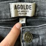AGOLDE  Sophie Crop Mid-Rise Slim Jeans Gray
Size 29 Photo 7