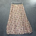 Susan Bristol Vintage  Floral Maxi Skirt Boho Cottagecore Prairie USA Women's 12 Photo 1