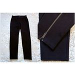 Rag and Bone /Jean Back Ankle Zip Elastic Pull On Black Skinny Pants ~Small🧡 Photo 1