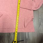 J.Crew Small Relaxed Fit Coral Pink Alpaca Wool Blend V Neck Sweater Preppy Photo 8