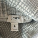 J.Crew Houndstooth Turtle Neck White Gray Sweater Size Large Photo 9