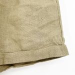 Forever 21 NWT Womens Beachy Linen Blend Woven Cuffed Pull On Shorts Size M Photo 3