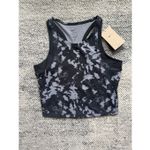 Nike NWT Women’s Small One Fitted Dri-Fit Cropped Printed Tank Top Photo 3