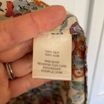 Rebecca Taylor 100% silk floral ruffle top tie waist dress Photo 6