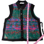CO+CO by Coco Rocha Carly Top Women's Black Sleeveless Geometric Print Size 2 Photo 3