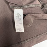 Athleta Chocolate Brown Shadow Soft Knit Nylon Spandex Athletic Faux Wrap Skirt Photo 7