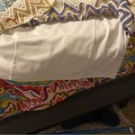 Sharagano Geometric Multicolor Chevron Print A Line Crocheted Size 10 Dress Photo 10