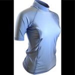Goddess Rash Guard Light Blue Sun Protection XL Summer Surf Vacation Beach Photo 2
