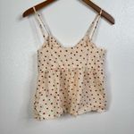 Madewell Tie Front Dainty Strawberry Print Tank Top Size 4 Photo 1