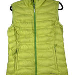 Eddie Bauer  Green Quilted Down Packable Vest Women's Size Medium Photo 0