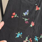 Old Navy  Black Blouse with Floral Design Photo 4