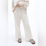 Charlie Holiday Journey Waffle Lounge Pants Cream Size Small NWT Photo 1