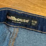 Dollhouse Junior 11 12 Dark Blue Jean Shorts Denim Button Fly Rolled Hem Country Photo 6