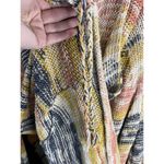 Free People  Boho Rope Tie Side Hooded Tunic Sweater Oversized Size S Photo 6