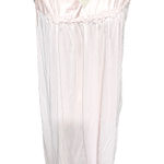 Vanity Fair Vtg Nightgown Sleeveless Baby Pink Sheer Tricot Nylon 42 L USA 80s Photo 0