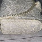 La Regale LTD vintage lace clutch w/nylon chord strap & fringe tassle white Photo 3