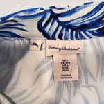 Tommy Bahama Blue Palm Leaf 1/4 Zip UPF50 Active Dress LARGE Athleisure Photo 9
