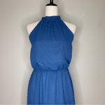 PRETTYGARDEN NWT Pretty Garden Blue Halter Tiered Maxi Dress Photo 2
