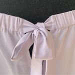 Shinestar  Purple Lilac OTS Semi Sheer Blouse M Photo 4