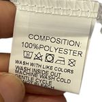 Purple and White V neck Boho Patterned Maxi Dress with tassels Size large NEW Photo 6