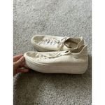 Sam Edelman Pippy Snakeskin-Embossed Leather‎ Platform Sneakers  Sz 8 Photo 5