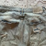 H&M Size 8 Light Blue Baggy Ripped Jeans Photo 2