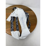 TAVIK Chloe Swimsuit Bottoms XS Black White‎ Floral Print Strappy Full Coverage Photo 4