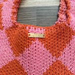 Kopari Pink and Orange Knit Bag NWOT Photo 2