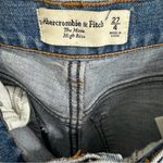 Abercrombie & Fitch  Medium Wash The Mom High Rise Jeans Size 27 Photo 4