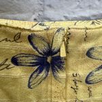 Vintage Sarah Elizabeth Linen Blend Dress Shirt 2 piece Size 14P Yellow Floral Photo 5