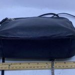 ALLSAINTS  Fleur De Lis Black Soft Leather Cross Body Bag Photo 2