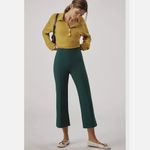 Maeve Anthropologie  The Margot Kick Flare Cropped Pants: Textured Edition Photo 1