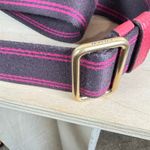 Coach Camera Bag In Signature Canvas With Heart Print Tan Brass Red Coated Photo 5