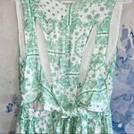 Sugar Lips  Savannah Scarf Sleeveless Sundress Mint/White Photo 3
