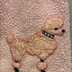 Pink Fleece Skirt with Poodle Design Size L Photo 1