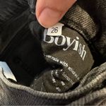 Boyish  Mikey High Rise Button Fly Raw Hem Jeans Moonfleet Photo 8