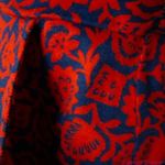 Boden cotton blend red floral print long sleeve dress‎ with pocket, size 4 Red Photo 7