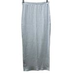 superdown  Lena SET Cropped Top Skirt Ribbed Long Sleeve Blue Womens Size XXS Photo 5