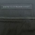 White House | Black Market Womens The Slim Crop Pants Stretch Cuffed Black Size 8 Photo 7