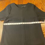 ZARA  Black Short Sleeve Mini Party Dress with Tiered Tassels Hem Photo 2