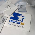 ZARA NWT STARTER 50 USA Crop Top Medium White Red Blue Photo 9