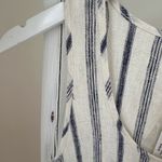 Drew Anthropologie Women’s Linen Blend Striped Tank Top Size Small Photo 2