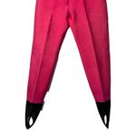 PEREGRINE Womens Ski Pants Size 10 Bright Pink Pockets Zip Close Sun Valley ID Photo 6