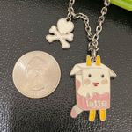 Tokidoki RARE Retired  Pink Moofia Latte Pendant Necklace Photo 4