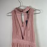 NBD  Pale Pink Maeve Pleated Maxi Dress Photo 3