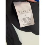 Velvet Black bell sleeve button back‎ shirt size large Photo 3