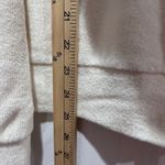 MONROW Quarter Zip Pullover Sweatshirt Top Womens XL Cream Collar Terrycloth NWT Photo 6