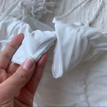 Princess Polly  White Ruched Mesh Bodysuit Photo 2