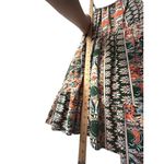 Fashion XL Dress Boho Paisley Slip Mini Spaghetti Strap Summer Festival Coquette Green Photo 5